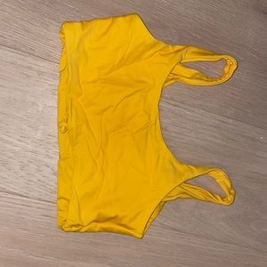 Yellow Bikini Top